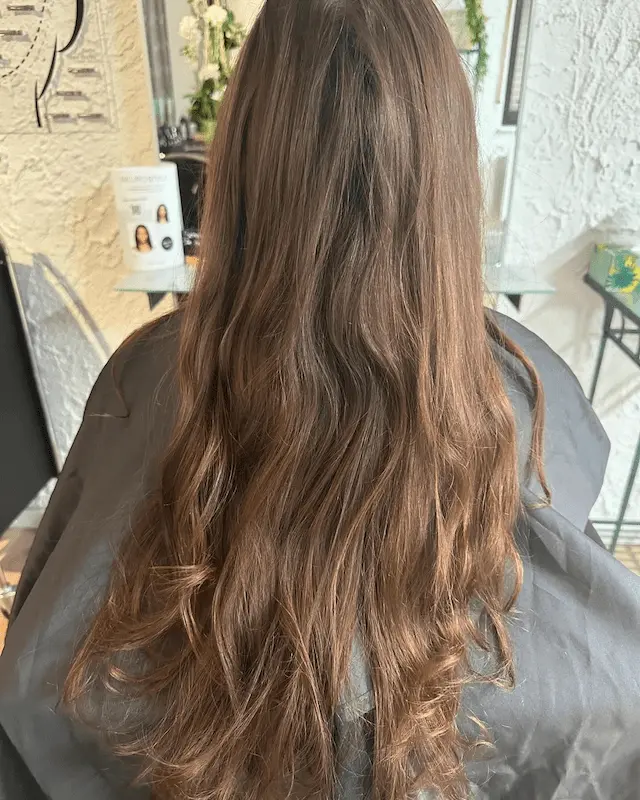 Balayage Airtouch blond — Ausgangszustand, Friseur St. Ingbert