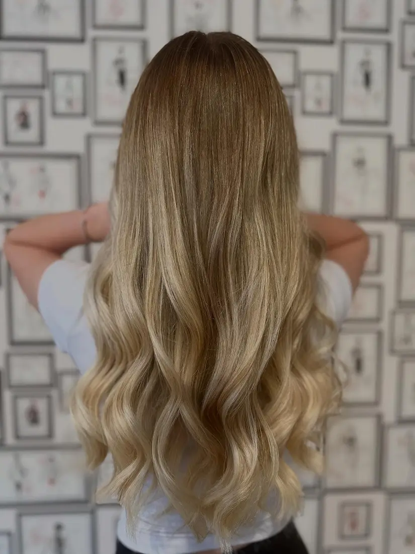 Balayage blond — Ergebnis nach der Behandlung bei Feeling Good by Steines, St. Ingbert