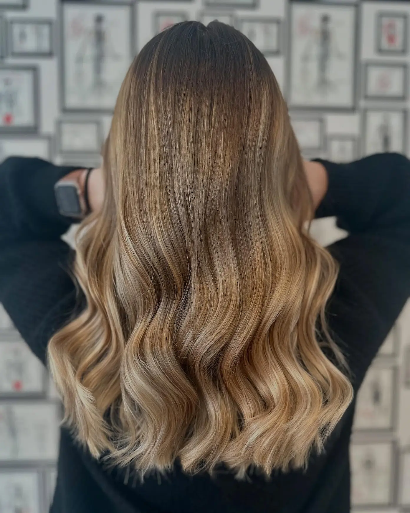 Balayage blond — Ergebnis nach der Transformation, Friseursalon St. Ingbert