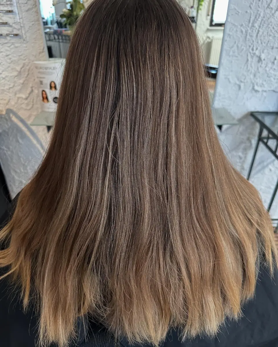 Balayage — Ausgangszustand vor der Haartransformation, Friseur St. Ingbert