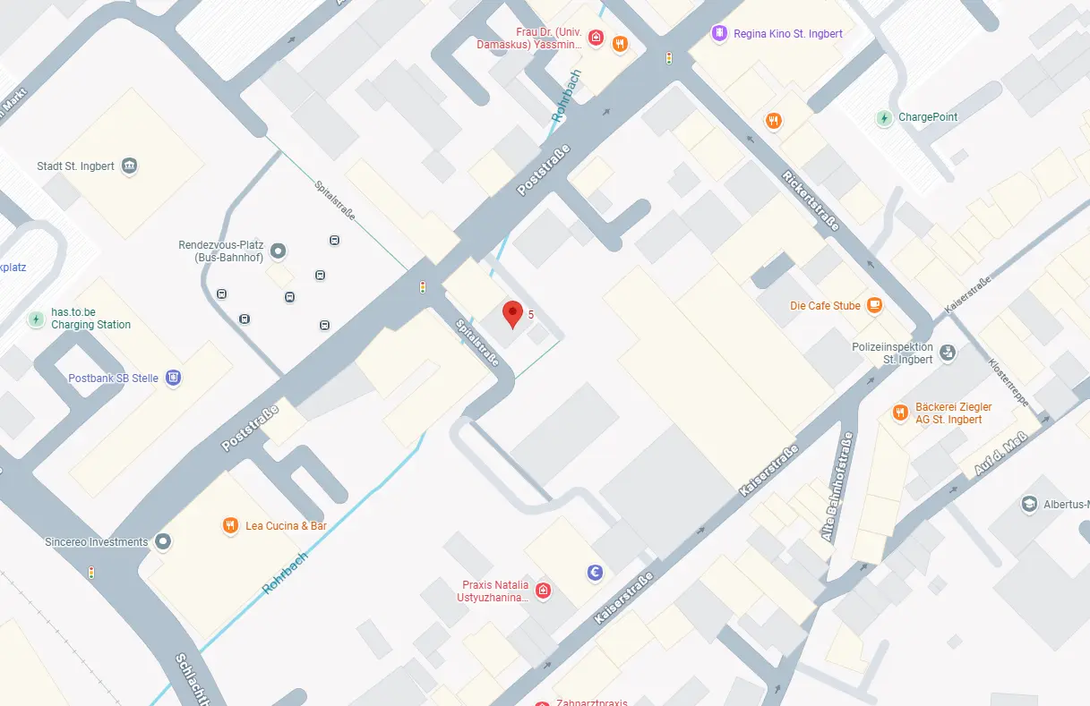 Kartenansicht: Spitalstraße 3, 66386 St. Ingbert